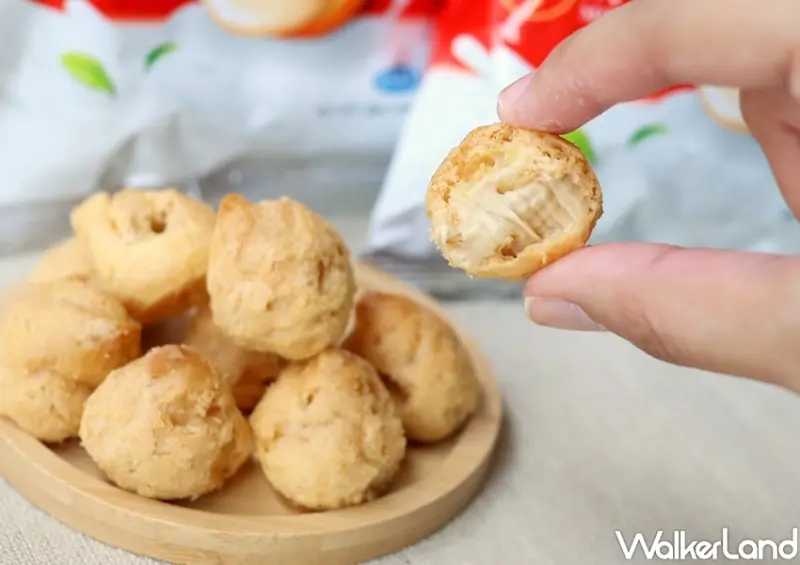 義美厚奶茶小泡芙 / WalkerLand窩客島提供 未經許可，不得轉載