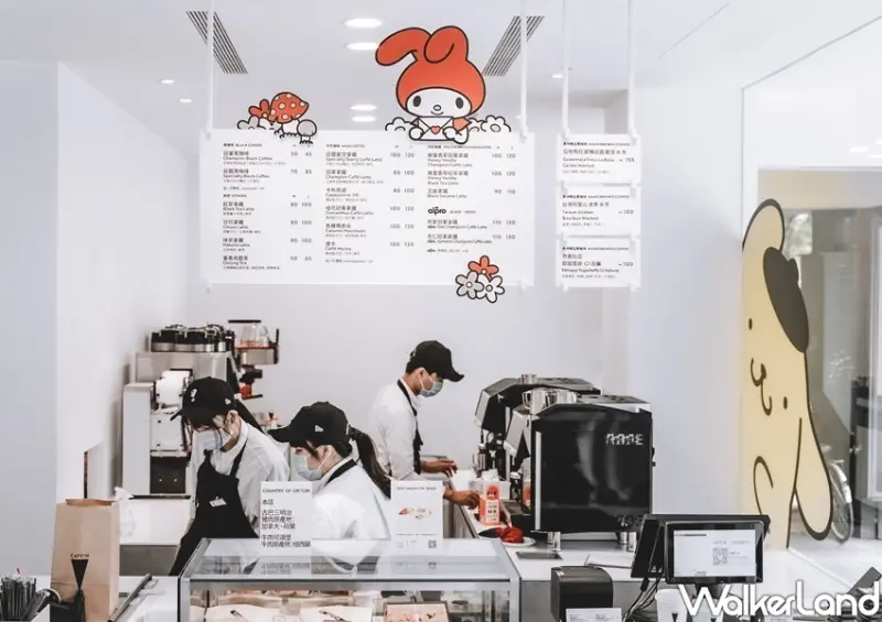 CAFE!N、三麗鷗聯名 / WalkerLand窩客島整理提供 未經許可不可轉載