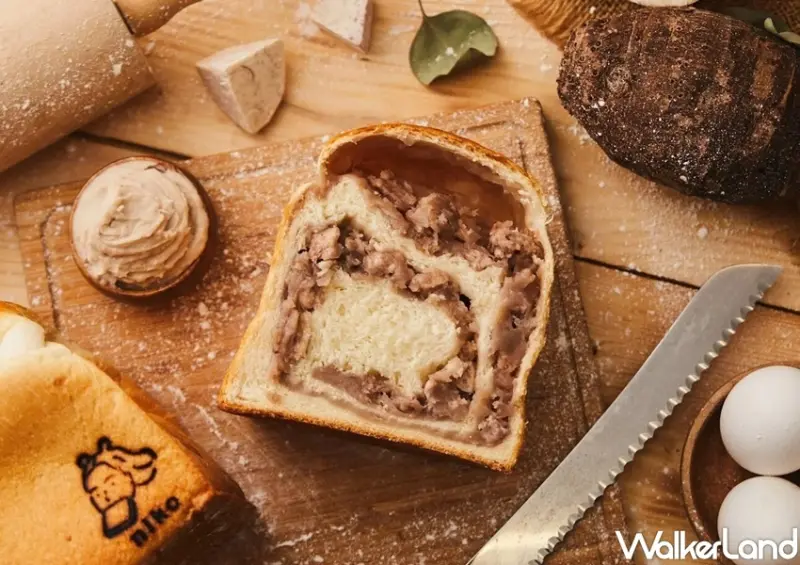Niko bakery 極香 特濃芋生吐司 / WalkerLand窩客島整理提供 未經許可，不得轉載