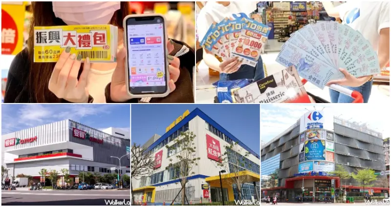 27間百貨、超市量販 振興五倍券優惠 / WalkerLand窩客島整理提供 未經許可不可轉載