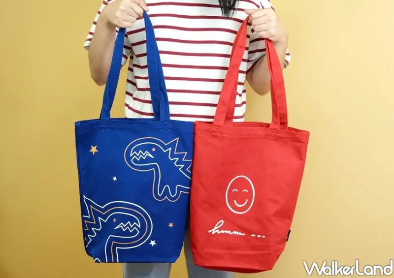 康是美「SPORT b.電音恐龍、agnès b.法式微笑帆布包」 / WalkerLand窩客島整理提供 未經許可不可轉載