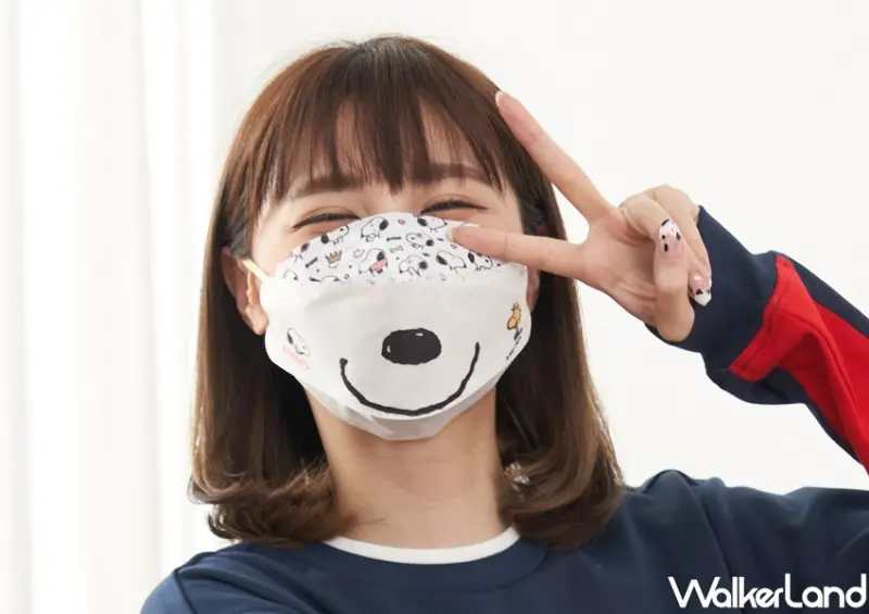 史努比大微笑3層防護醫療口罩 / WalkerLand窩客島整理提供 未經許可，不得轉載