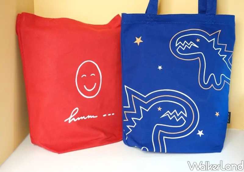 康是美「SPORT b.電音恐龍、agnès b.法式微笑帆布包」 / WalkerLand窩客島整理提供 未經許可不可轉載