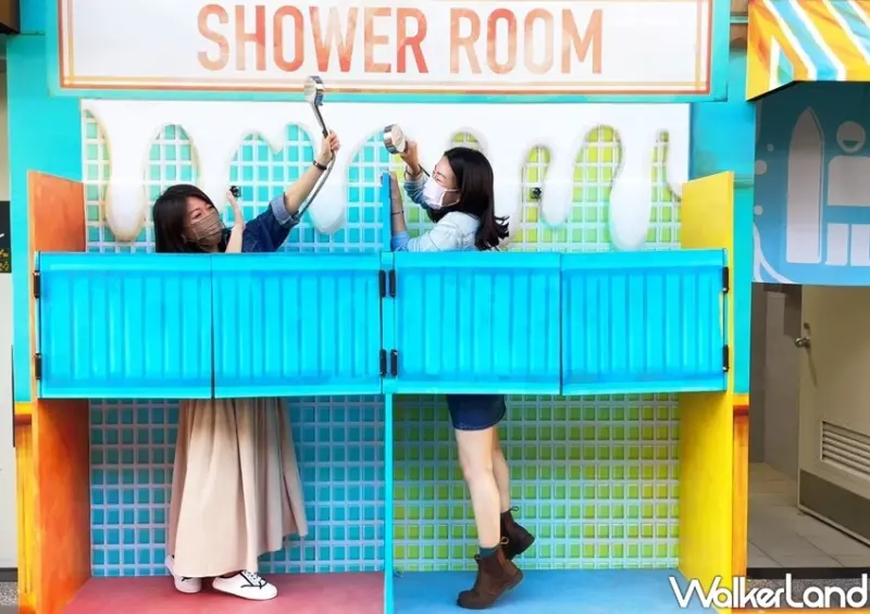 淡水「漁人潮海車站」藝術主題車站 / WalkerLand窩客島整理提供 未經許可不可轉載