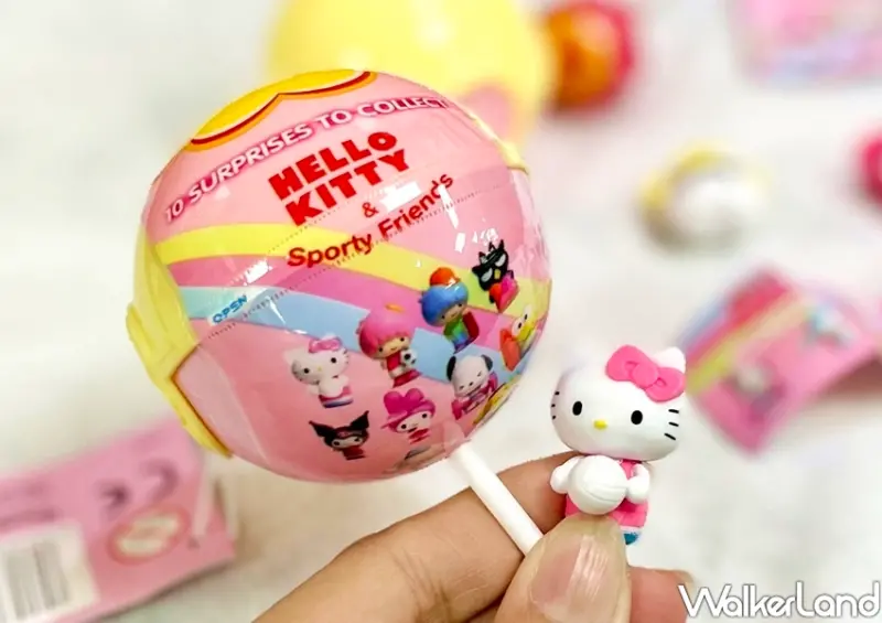 全家「三麗鷗驚喜蛋草莓口味棒棒糖」 / WalkerLand窩客島整理提供 未經許可不可轉載