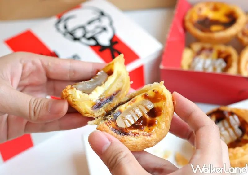 肯德基 黑糖白玉Q蛋撻 / WalkerLand窩客島提供 未經許可，不得轉載