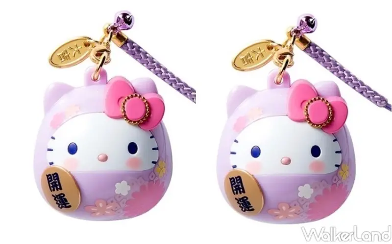 Hello Kitty粉紫達摩造型悠遊卡 / WalkerLand窩客島整理提供 未經許可，不得轉載