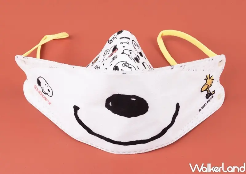 史努比大微笑3層防護醫療口罩 / WalkerLand窩客島整理提供 未經許可，不得轉載