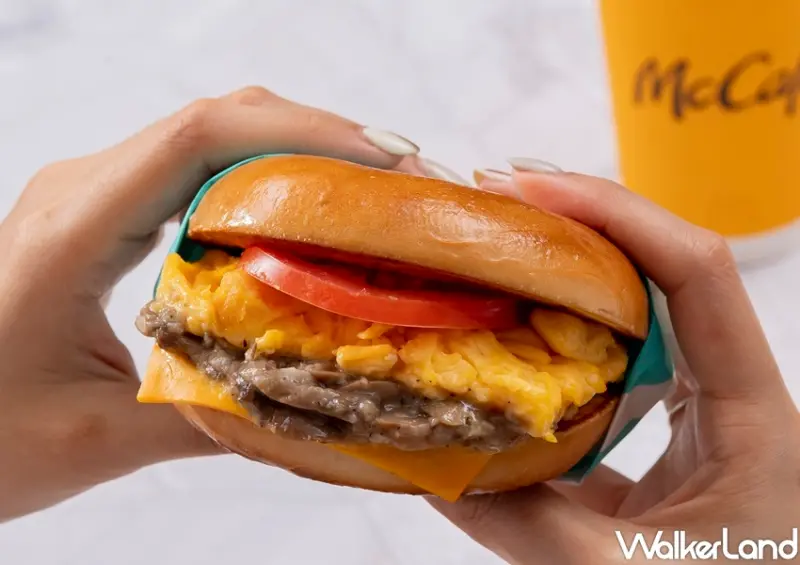 麥當勞 蕈菇起司嫩蛋焙果堡 / WalkerLand窩客島整理提供 未經許可，不得轉載