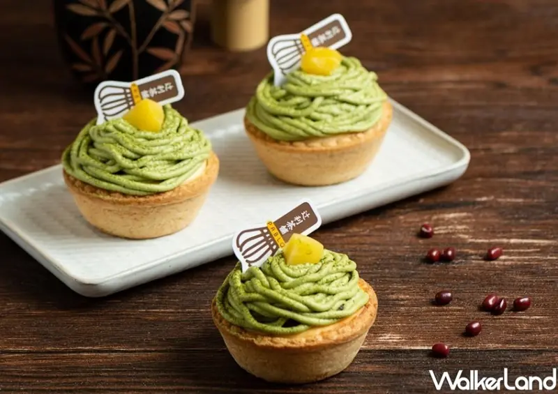 PABLO、辻利茶舗「抹茶紅豆迷你塔、抹茶起司霜淇淋」 / WalkerLand窩客島整理提供 未經許可不可轉載