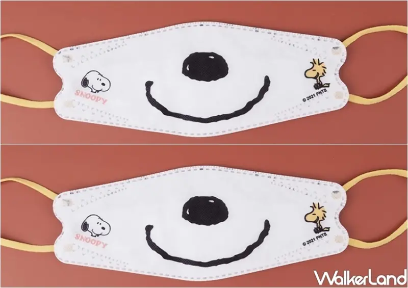 史努比大微笑3層防護醫療口罩 / WalkerLand窩客島整理提供 未經許可，不得轉載