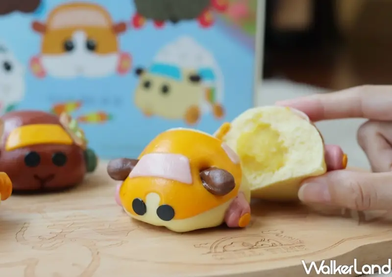艾酷奇 Pui Pui天竺鼠車車 造型包子 / WalkerLand窩客島提供 未經許可，不得轉載