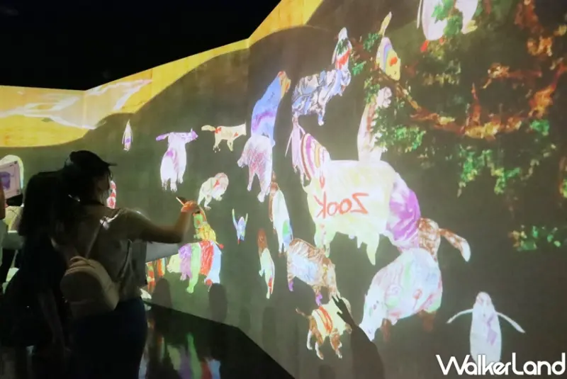 teamLab未來遊樂園&與花共生的動物們 / WalkerLand窩客島提供 未經許可，不得轉載