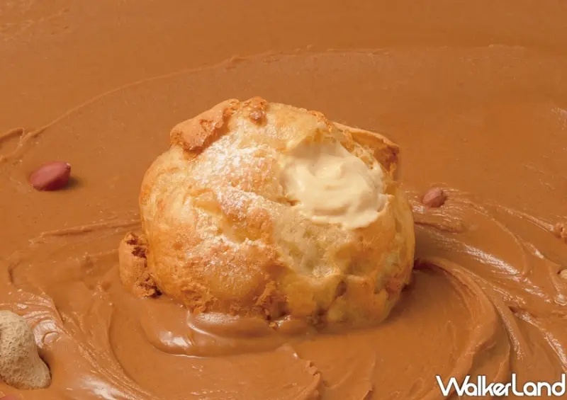 beard papa's「新福源花生卡士達系列泡芙」 / WalkerLand窩客島整理提供 未經許可不可轉載