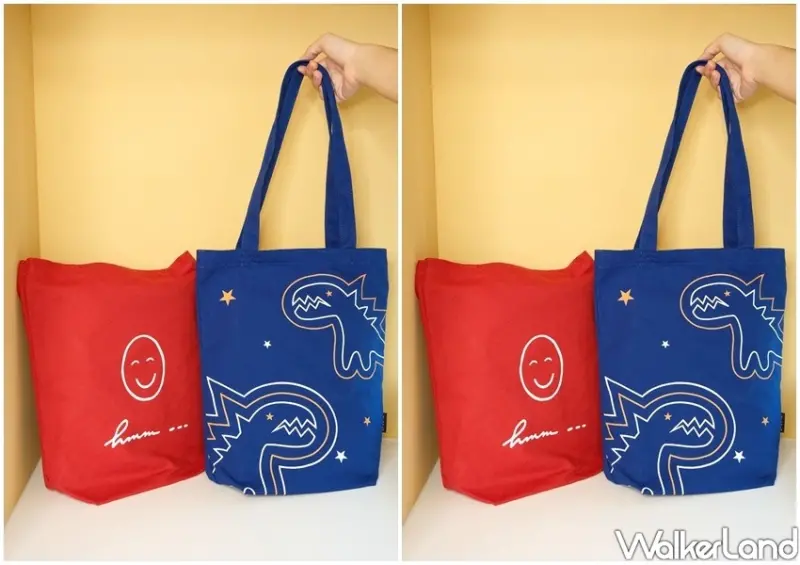 康是美「SPORT b.電音恐龍、agnès b.法式微笑帆布包」 / WalkerLand窩客島整理提供 未經許可不可轉載