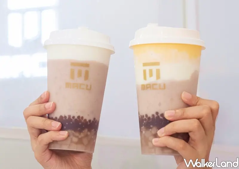 麻古茶坊「芋泥波波鮮奶、芋泥波波布蕾」 / WalkerLand窩客島整理提供 未經許可不可轉載