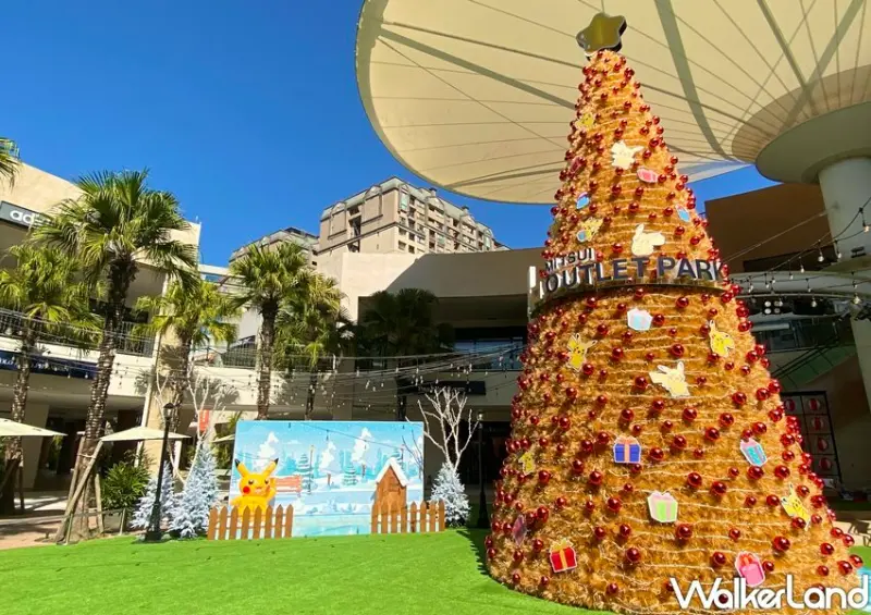 林口、台中港三井OUTLET「寶可夢耶誕打卡點」 / WalkerLand窩客島整理提供 未經許可不可轉載