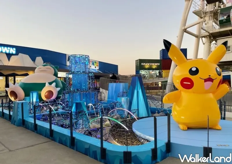 林口、台中港三井OUTLET「寶可夢耶誕打卡點」 / WalkerLand窩客島整理提供 未經許可不可轉載