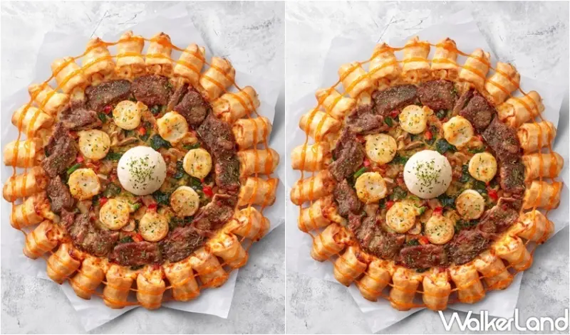 必勝客 威士忌牛排干貝比薩 / WalkerLand窩客島整理提供 未經許可，不得轉載