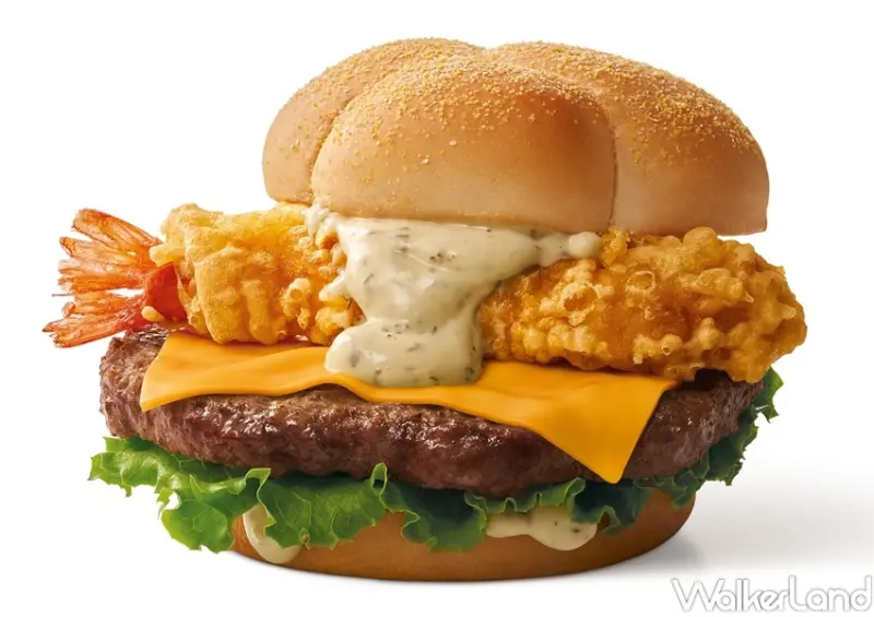 麥當勞「炸蝦天婦羅海陸雙堡」新品系列 / WalkerLand窩客島整理提供 未經許可，不得轉載
