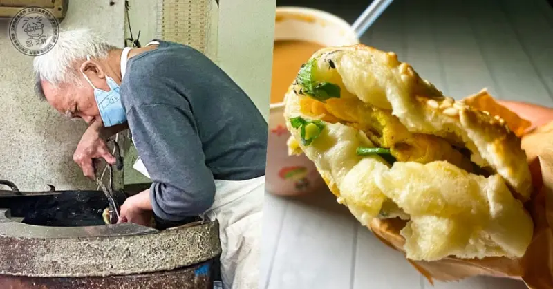 【古早味． 台北厚燒餅 】遵循古法鐵桶烤出來的燒餅絕對比X杭豆漿的好吃幾百倍．和記豆漿