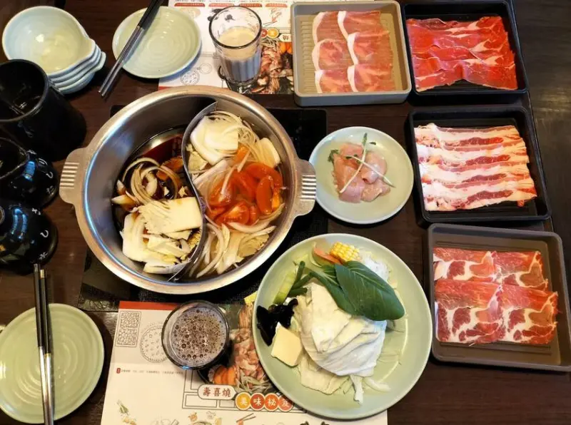 天冷就是要吃鍋吃肉肉吃到飽-嘉義Mo-Mo-Paradise壽喜燒