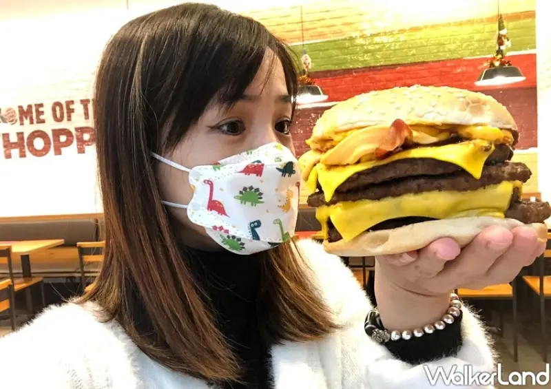 漢堡王「勁濃起士超級重磅漢堡」/ WalkerLand窩客島整理提供 未經許可不可轉載