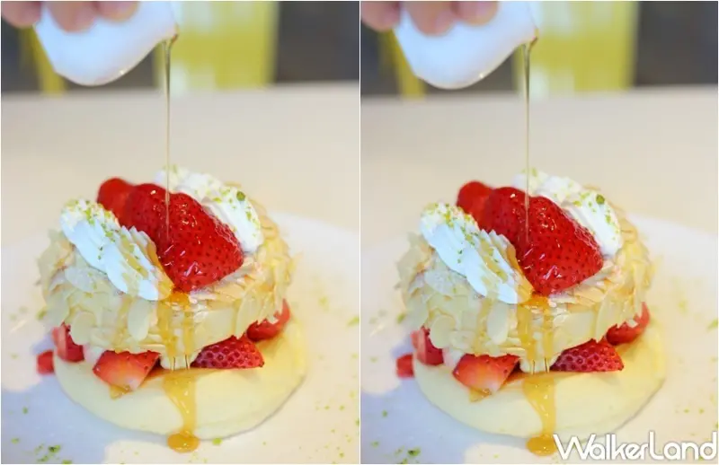 FLIPPER'S 奇蹟的舒芙蕾鬆餅 草莓千層 / WalkerLand窩客島提供 未經許可，不得轉載