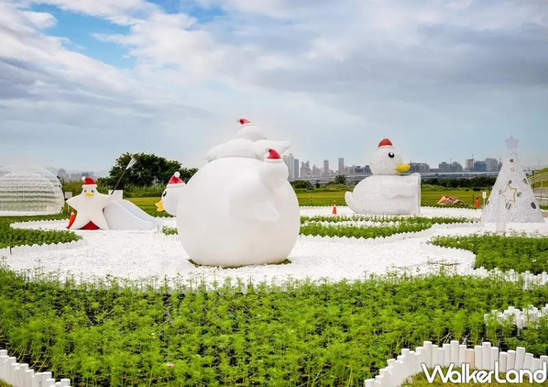 新北三重景點「2021鴨鴨公園地景藝術展」 / WalkerLand窩客島整理提供 未經許可不可轉載