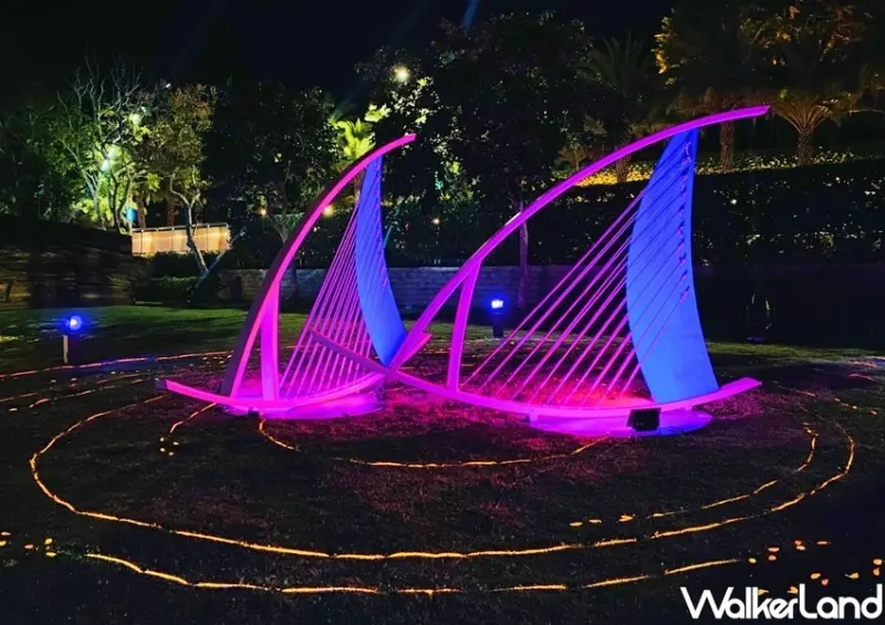 淡水海關碼頭「光映淡水」 / WalkerLand窩客島整理提供 未經許可不可轉載