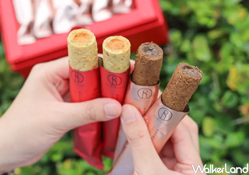 青鳥旅行X春水堂「青揚春盛 聯名蛋捲禮盒」 / WalkerLand窩客島提供 未經許可，不得轉載