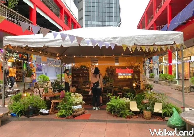 信義區耶誕市集「木柵小茶館」 / WalkerLand窩客島整理提供 未經許可不可轉載