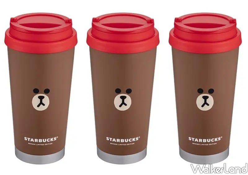 星巴克、LINE FRIENDS聯名「熊大杯」  / WalkerLand窩客島整理提供 未經許可不可轉載