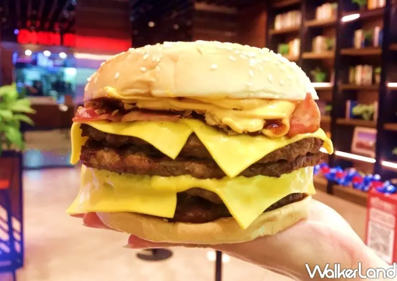 漢堡王「勁濃起士超級重磅漢堡」/ WalkerLand窩客島整理提供 未經許可不可轉載