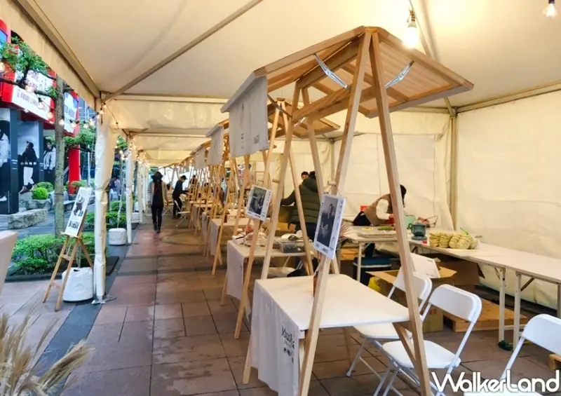 信義區耶誕市集「木柵小茶館」 / WalkerLand窩客島整理提供 未經許可不可轉載