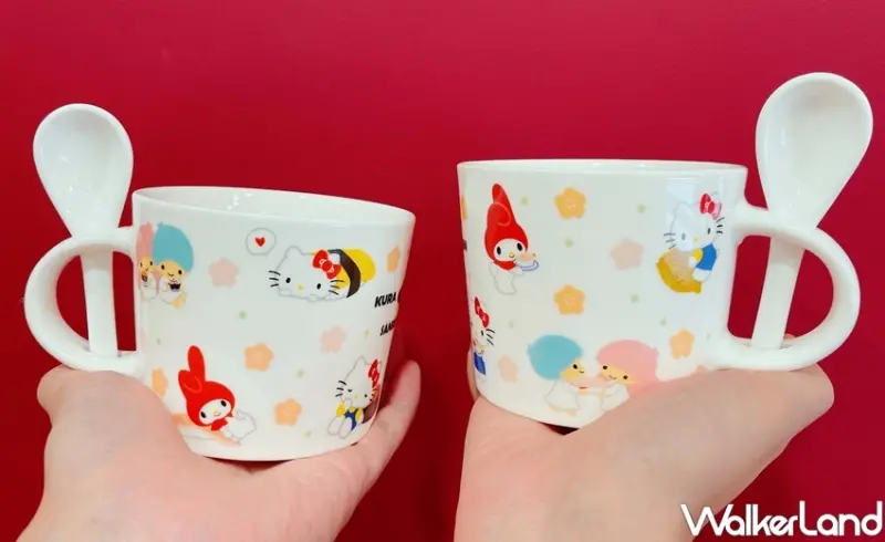 藏壽司 三麗鷗家族家族杯匙組 / WalkerLand窩客島整理提供 未經許可，不得轉載