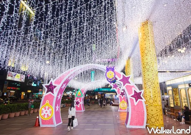 SOGO夢幻雪景光雕秀 / WalkerLand窩客島整理提供 未經許可不可轉載