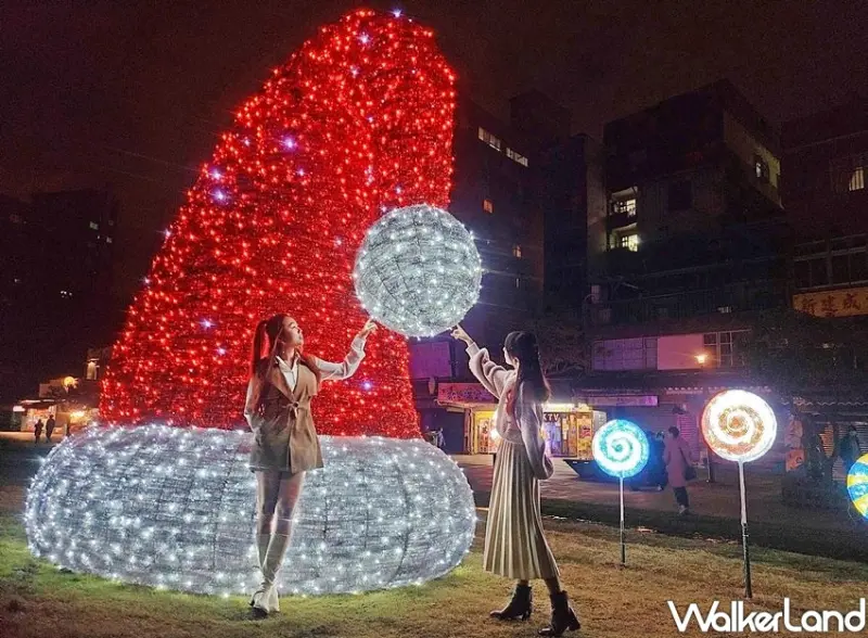 淡水聖誕節打卡景點 / WalkerLand窩客島整理提供 未經許可不可轉載
