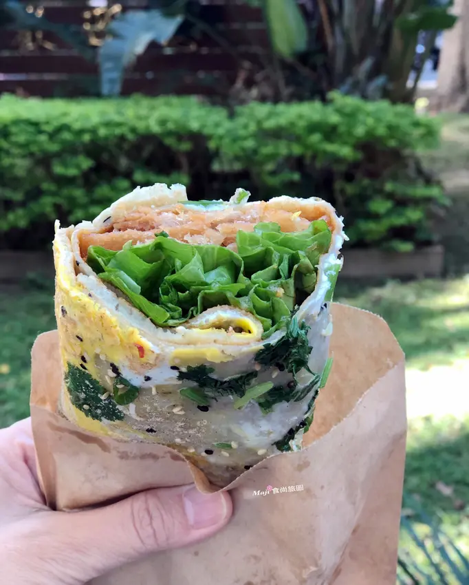 內湖好食 影劇五村幸福煎餅 假日營業限定 捷運文德站銅板價排隊美食