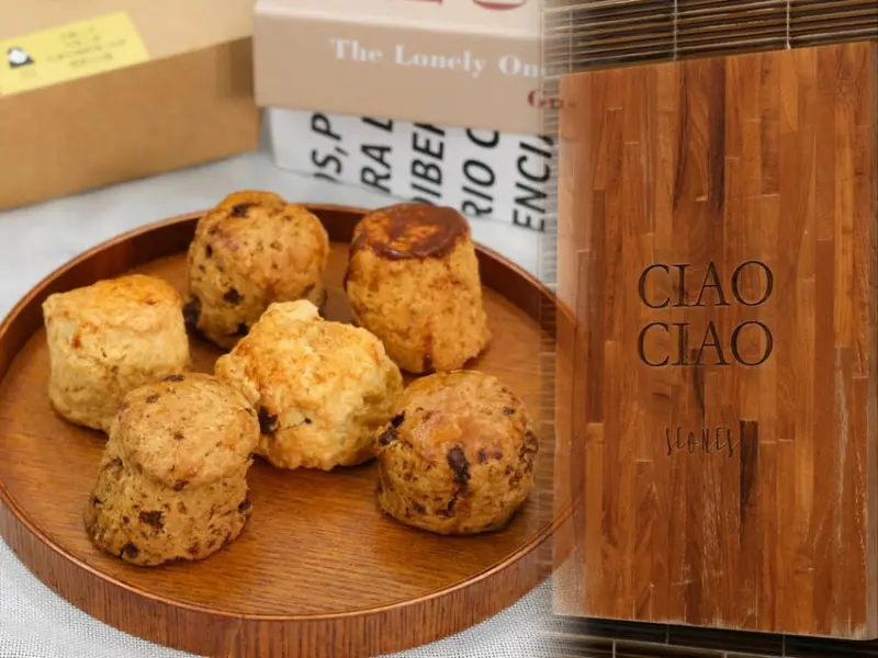 台中美食| 網友評價神級司康「悄悄好食」，來自北部的超人氣甜點專賣。肉依小姐吃什麼