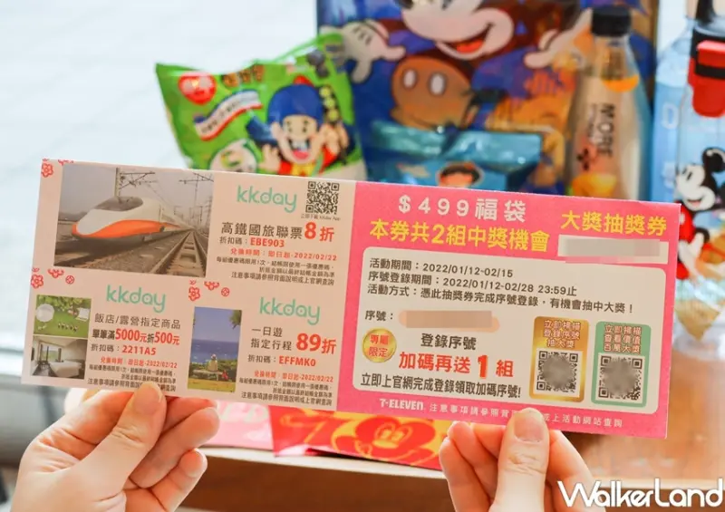 7-ELEVEN限量三大卡通開運金喜福袋 / WalkerLand窩客島提供 未經許可，不得轉載