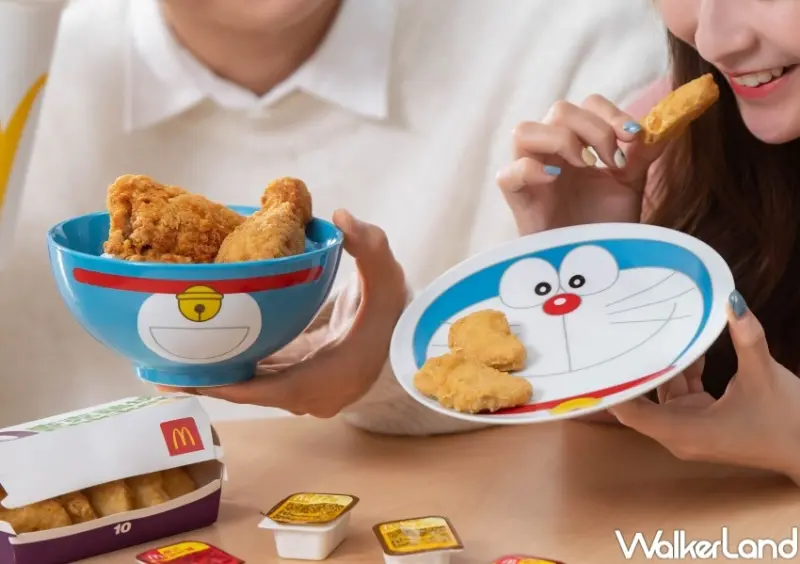 麥當勞 哆啦A夢-經典陶瓷碗盤套裝組 / WalkerLand窩客島整理提供 未經許可，不得轉載