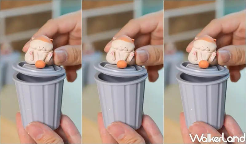 動物垃圾桶扭蛋 / WalkerLand窩客島提供 未經許可，不得轉載