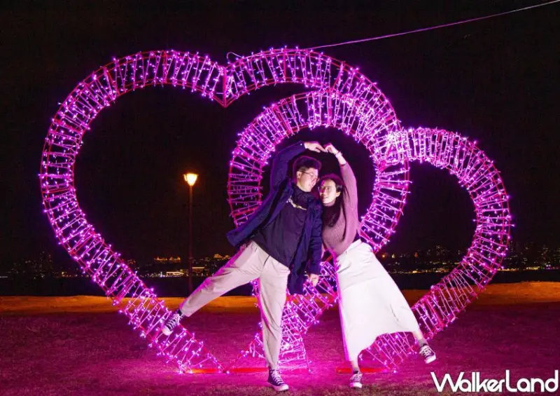 新北情人節光雕展/ WalkerLand窩客島整理提供 未經許可不可轉載
