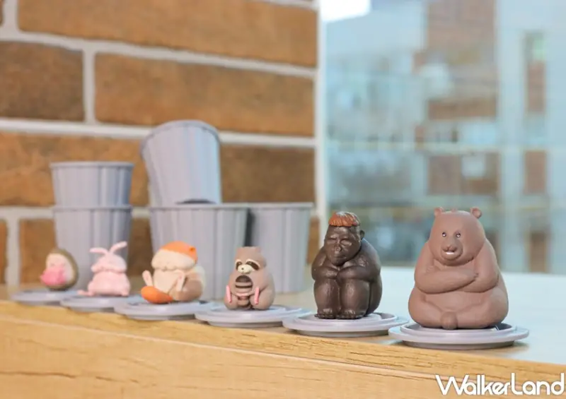 動物垃圾桶扭蛋 / WalkerLand窩客島提供 未經許可，不得轉載