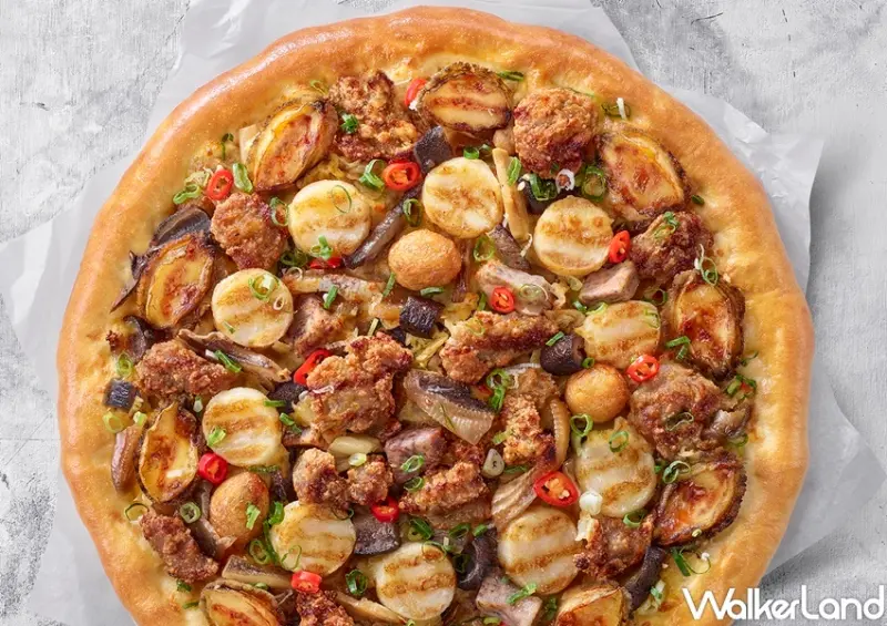 必勝客 摘星佛跳牆比薩 / WalkerLand窩客島整理提供 未經許可，不得轉載