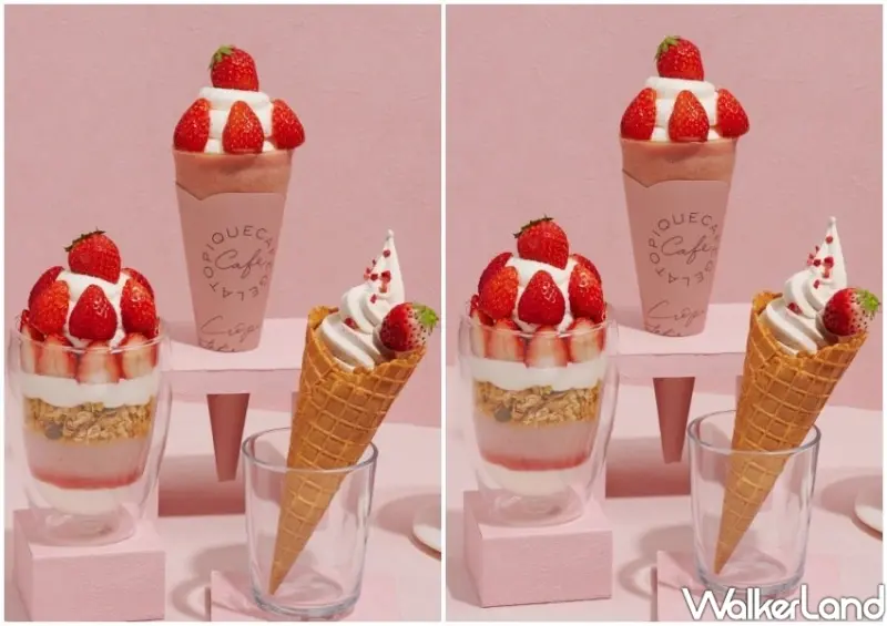gelato pique café 草莓季 / WalkerLand窩客島整理提供 未經許可不可轉載