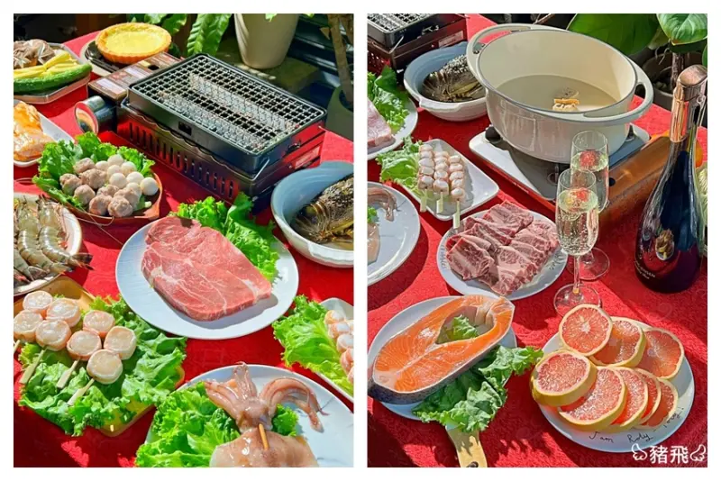 台中阿布潘水產，燒肉火鍋必備食材，生猛海鮮肉品、新鮮壽司生魚片，多種選擇一次購足