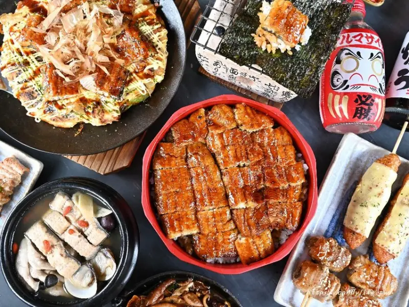 大江戶町鰻屋｜台中鰻魚飯推薦！主打頂級青口活鰻碳烤入味，招牌夢幻鰻魚桶飯三吃必點，還有多道鰻魚創意料理等你來品嘗～