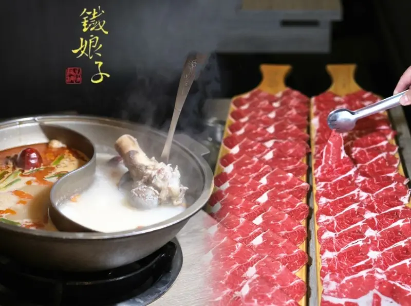 雲林美食|肉肉控必吃的【 鐵娘子極品鍋物】，挑戰重量級1000公克肉盤過癮味~肉依小姐吃什麼